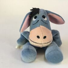 Disney Store Eeyore Plush Stuffed Beanie Baby Toy Collectible 7” picture