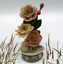 Little Japanese Flowered Bonsai Made with Shells picture