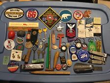 Vintage Junk Drawer lot-Scouts, Pins, Pencils,Keys, Fobs,Bottle Openers,etc. picture