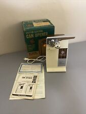 Vintage GE General Electric Can Opener EC32CA Hideaway Cord RETRO w/BOX/Manual picture