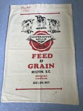 Cooperative Mills SC Quality 3 Calf Cows 100lbs Feed Sack 30” x 21” Hyland Bag picture