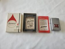 VINTAGE 1967 ZIPPO LIGHTER WITH MILLER HIGH LIFE EMBLEM BRAND NEW IN BOX picture