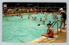 Birmingham AL-Alabama, Camp Winnataska, Swimming Pool, c1960 Vintage Postcard picture