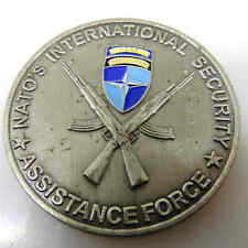 NATO INTERNATIONAL SECURITY ASSISTANCE FORCE ISAF CHALLENGE COIN picture