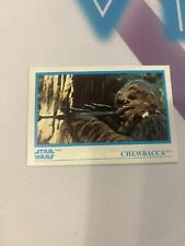 1984 Star Wars Kellogg’s Stick’R Trading Card #9 Chewbacca Peter Mayhew EG picture