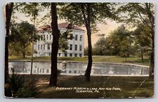 Everhart Museum & Lake Nay. Aug Park Scranton Pennsylvania 1909 Postcard picture