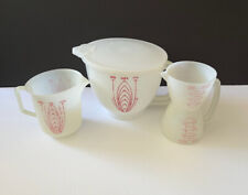 Vtg Lot of 3 Tupperware Measuring Dry & Liquid Mix N Stor Pitchers 1, 2 & 8 Cups picture