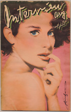 Andy Warhol Autographed Signed Interview Magazine Debra Winger AMCo COA 24941 picture