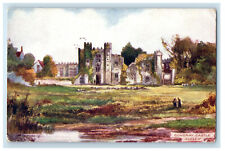 c1910 Cowdray Castle Picturesque Counties Sussex Oilette Tuck Art Postcard picture