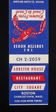 1950s The Lobster House Restaurant Known Coast to Coast Boston Charlestown MA MB picture