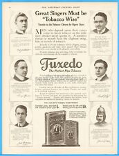 1912 Patterson's Tuxedo Tobacco Carl Gantvoort Donald Brian George Lydecker Ad picture