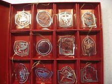 International Silver Company Set of 12 Days of Christmas Collection Ornaments picture