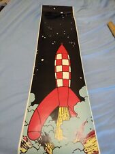 TinTin ROCKET POSTER - 3 Feet Tall - Banner Style - Brand New - Ships In Case picture