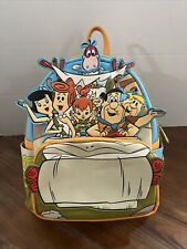 Loungefly The Flintstones Flintmobile Mini Backpack Exclusive Fred Wilma Pebbles picture