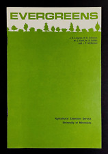 1968 Evergreens Trees Agriculture Extension Service VTG Bulletin Minnesota Univ picture