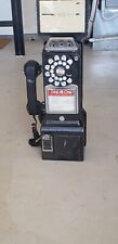 Vtg 1940’s 3 Coin Slot Rotary Dial Pay Telephone with keys picture