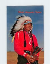 Postcard North American Indian picture