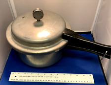 Vintage MIRRO-MATIC  Pressure Cooker, Jiggler & Trivet Aluminum 4-QT picture
