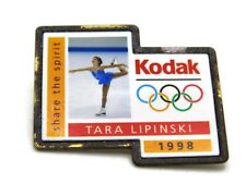 Tara Lipinski 1998 Olympic Pin Kodak Share The Spirit Gold Tone picture