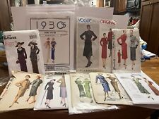 1930’s & 40’s Women’s Dress Pattern Lot picture