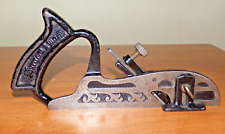Ornate Vintage Sargent 196 Rabbet Plane With Embossed Sides Woodworking Tool picture