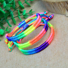 Wholesale 50pcs Adjustable Friendship Bracelet Colorful Neon Rope picture