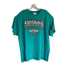 Harley Davidson Green  T-Shirt Men’s Size XL Cool Springs Franklin Tennessee picture
