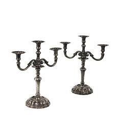 Antique Candlesticks Mid XX Century Silver Objects picture
