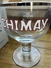 Chimay Beer Glasses New-Never Used Belgium Trappist Brewery 9.6oz Goblet Pub Bar picture