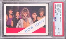 Bon Jovi 1985 Wonder Bread Rock Stars Rookie RC PSA 8 Near Mint - Mint picture