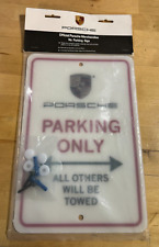 Official Porsche Merchandise - PORSCHE Parking Only Sign, New, Hardware Included picture
