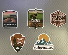Wind Cave National Park Stickers Set Of 5 picture