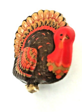 Vintage Hallmark Turkey Pin Brooch Thanksgiving Plastic 1970s  picture