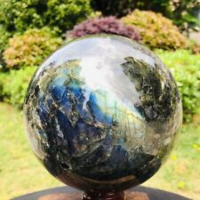 8.73LB Natural gorgeous Labrador ball quartz crystal ball specimen healing 1338 picture