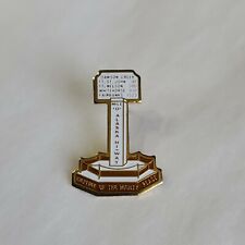 Alaska Hiway Mile O Capitol Of The Mighty Peace Souvenir Lapel Pin picture