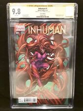 CGC 9.8 Inhuman # 1 1:75 J. Scott Campbell Variant SS Signed 1st Appearance Lash picture