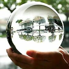 100MM+stand Natural Clear Sphere Large Crystal Ball Healing Ston picture