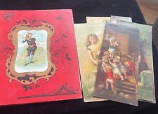 Antique/vintage Victorian art cards/prints, lithograph + album picture