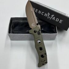 Benchmade 273FE-2 Plain Drop Point Olive Drab G10 Handle Mini Folding Knife picture