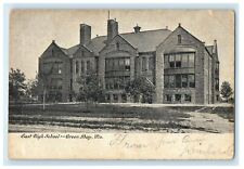 1907 East High School, Greenbay, Wisconsin WI Antique Postcard picture