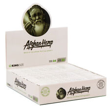 Afghan Hemp Rolling Papers King Size 110mm Papers (Full Display of 24 Booklets) picture