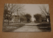 c1910 Looking East On 3rd Street Byron Illinois RPPC IL Town View Gem Photo Co picture