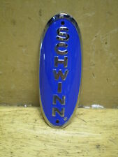 New Schwinn Approved Blue Phantom & Hornet Wasp Brass Bicycle Badge picture