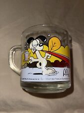 Vintage 1978 McDonald's Garfield Glass Coffee Cup Mug Jim Davis picture