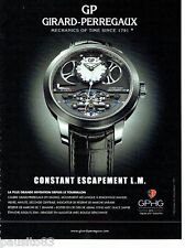 ADVERTISING 106 2014 Girard-Perregaux Constant Escapement Watch picture