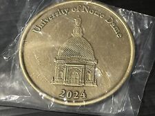 2024 University of Notre Dame Brass Coin Commemorative Coin 1 7/8”  John Jenkins picture