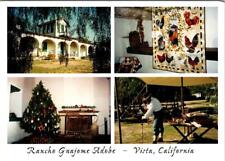 Vista, CA California  RANCHO GUAJOME ADOBE Events~Quilts~Holidays 4X6 Postcard picture