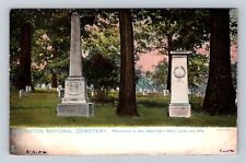 Arlington National Cemetery VA-Virginia, Monuments To Custis Vintage Postcard picture