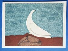Postcard Rock Ptarmigan Ohotaq Mikkigak Inuit Art 6.5