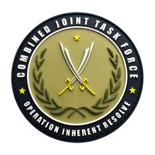Combined Joint Task Force Operation Inherent Resolve Hook Patch (3D-PVC RUBBER) picture